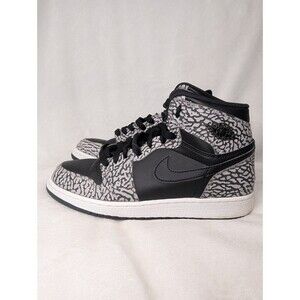 Nike Air Jordan 1 Hi Retro Un-Supreme Cement Elephant Kids 6Y Mens6